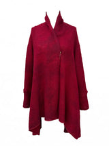 Teppapeysa|Blanket sweater, red