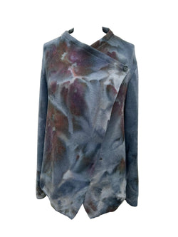 MARÍN merino - grey • brown marble, L