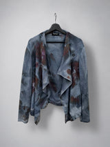 MARÍN merino - grey • brown marble, L