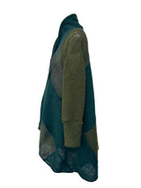 Teppapeysa|Blanket sweater,  forest moss