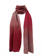 Merino trefill | scarf, ombré red