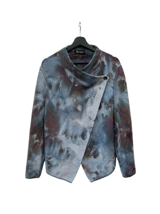 MARÍN merino - grey • brown marble