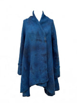 Teppapeysa|Blanket sweater,  indígó blár • indigo blue