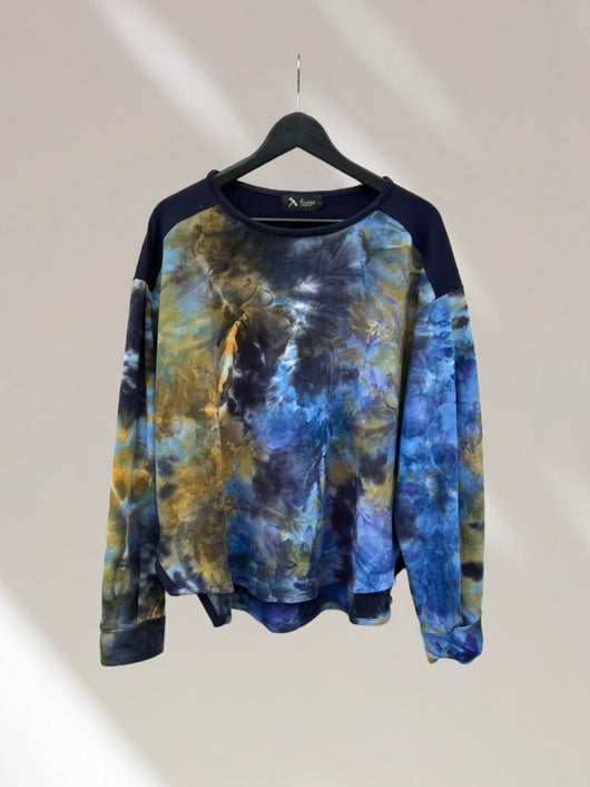 LENA - blue • gold marble