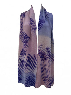 Merino trefill | scarf, pink•lavender