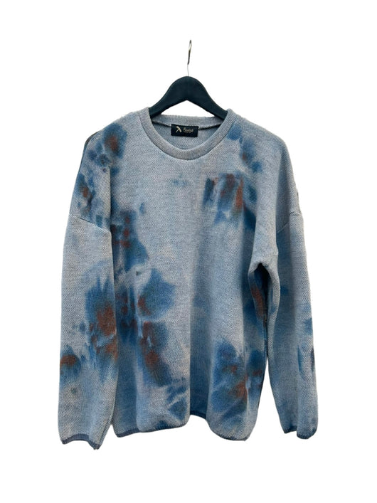 MERINO - ísblá með ryðtónum • icy blue with rust tones