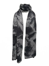 Merino trefill | scarf, svarthvítur • black & white