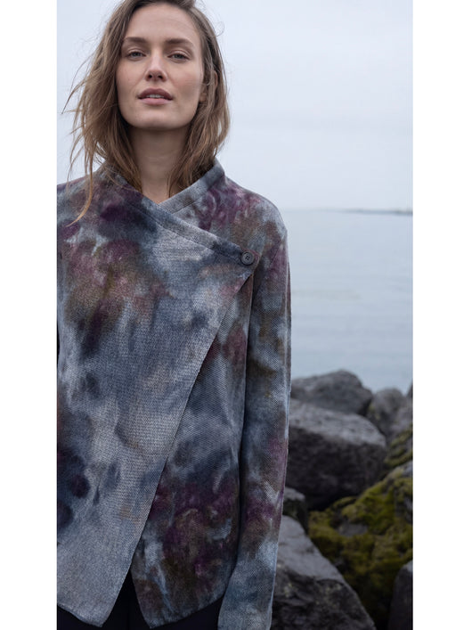 MARÍN merino - grey • brown marble, S/M