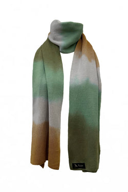 Merino trefill | scarf, amber moss
