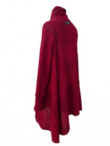 Teppapeysa|Blanket sweater, red