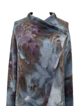 MARÍN merino - grey • brown marble, S/M