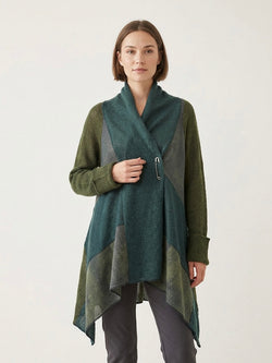 Teppapeysa|Blanket sweater,  forest moss